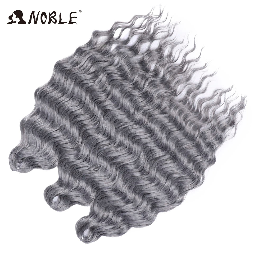 Synthetic Anna Curl Water Wave Crochet Braiding Hair – 24 Inch | 300g | 60 Strands | 88 Ombre & - view 29