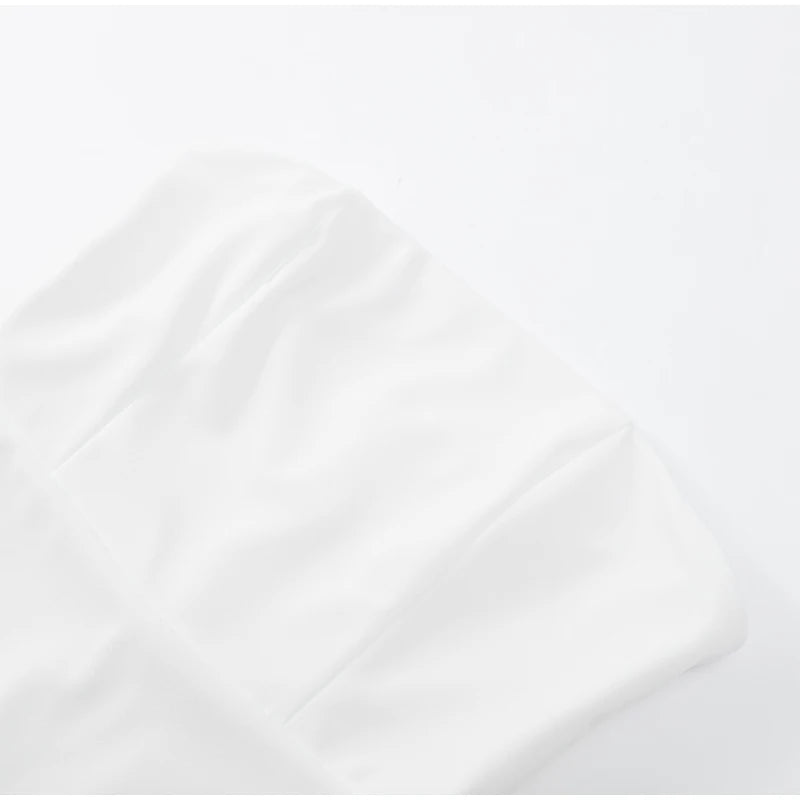 Elegant White Mesh Splicing Slim Women Strapless Dress Chic Scarf Neck Off Shoulder High Waist Long Dresses Lady Party Robes