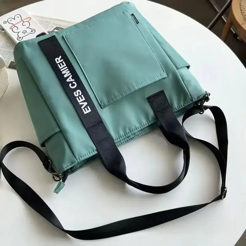 New Casual Tote Bag | Large Capacity Shoulder Bag & Waterproof Canvas Handbag Luxegan