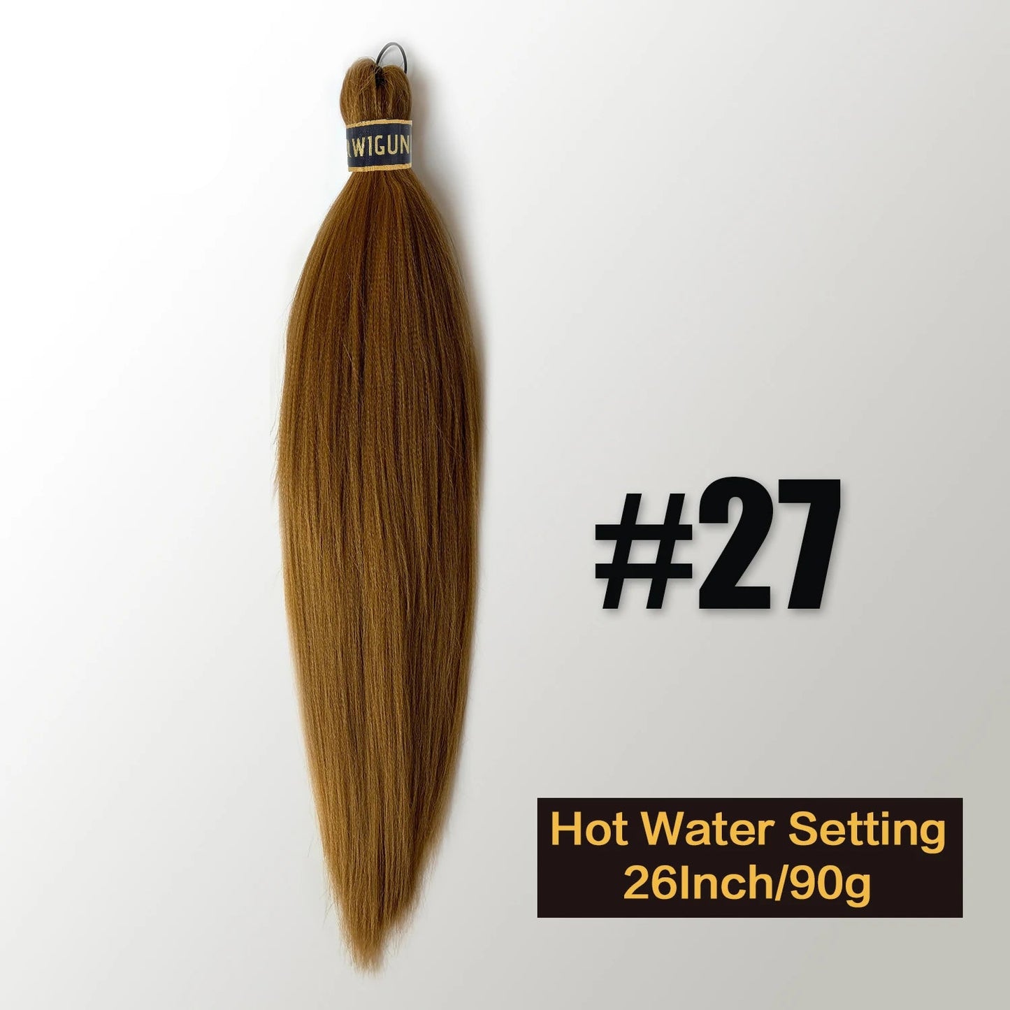 Pre-Stretched Jumbo Braiding Hair 26in – Kanekalon Box Twist Braids | 90g | 15 Colors | 1, 4 or 6 - view 3