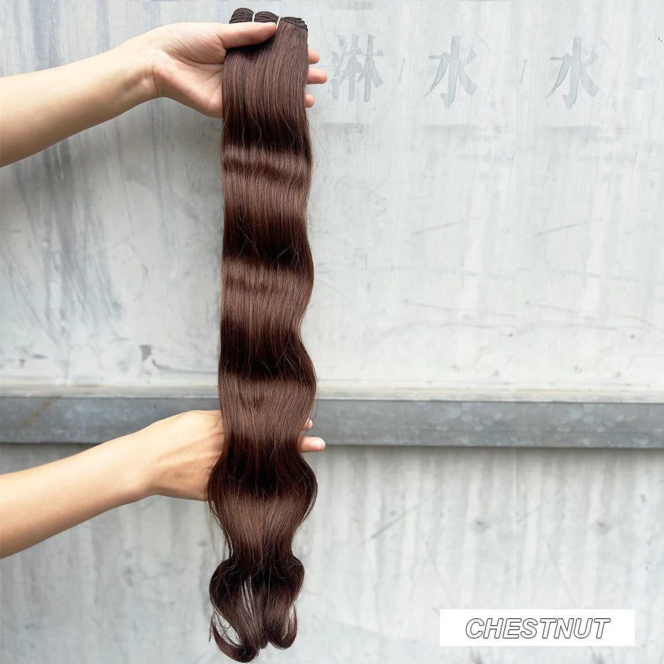 High-Temperature Synthetic Body Wave Hair Extensions – 26 & 30 Inch | Piano & Ombre Colors - view 41