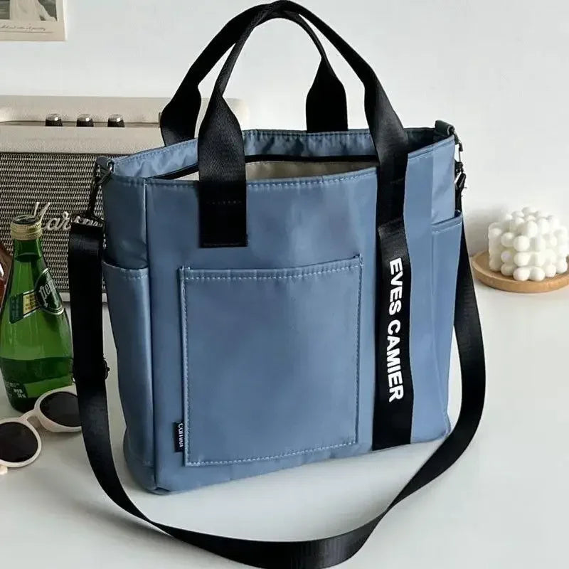New Casual Tote Bag | Large Capacity Shoulder Bag & Waterproof Canvas Handbag Luxegan