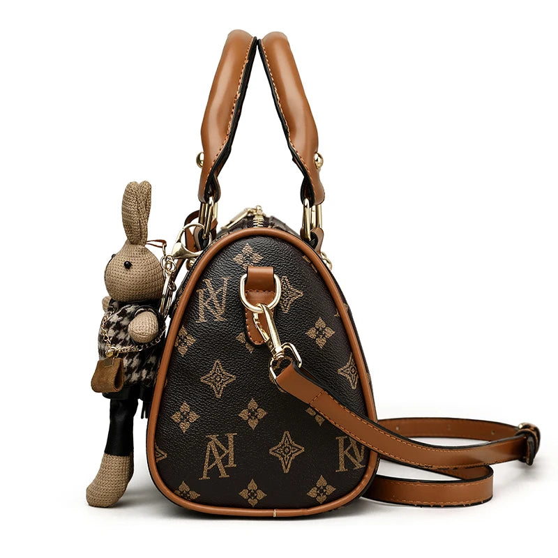High-End Bags for Women | Fashionable Hand-Held Lock Buckle Bag, Small Square Bag, New Styles & Versatile Luxegan