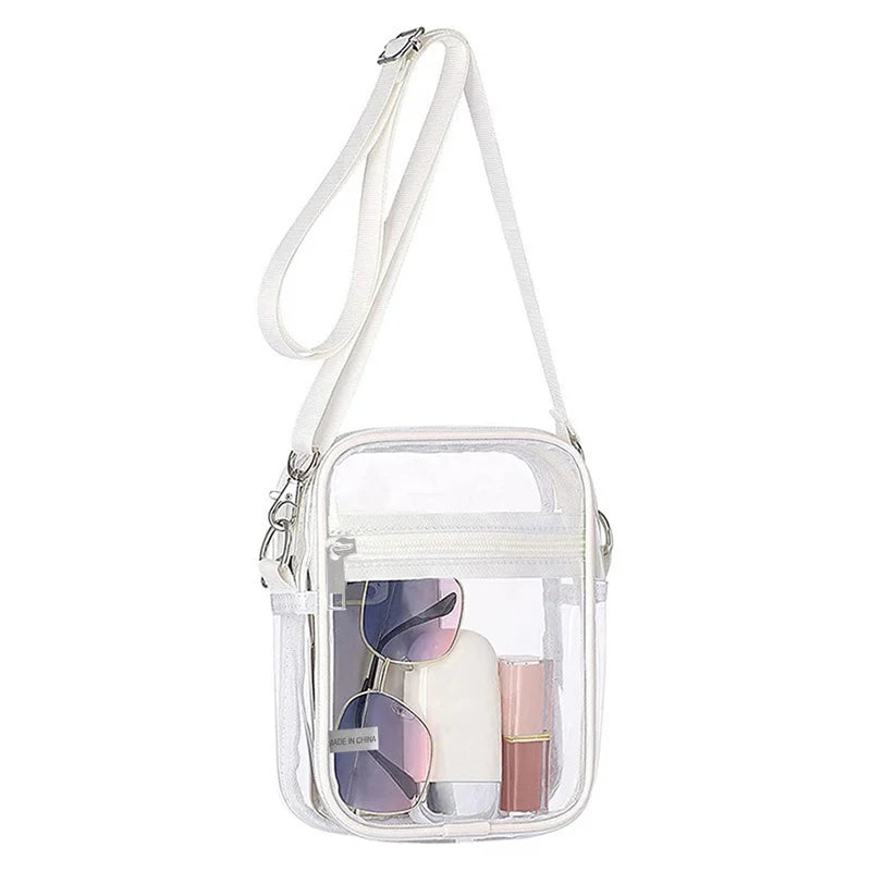 Transparent Crossbody Bag | Simple Waterproof Small Square Bag Luxegan