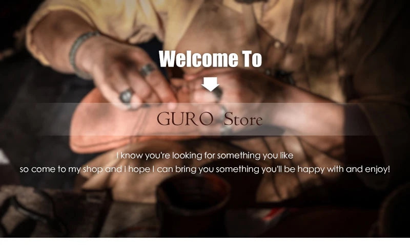 GURO Mini Monedero de Cuero Genuino de Lujo para Hombre, Cartera Corta con Cremallera, Pequeño Estuche de Cuero Vacuno para Mujer, Tarjetero, Bolsas Cuadradas Diarias para Llaves