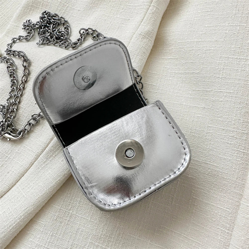 Mini Decor Coin Purses | PU Leather Novelty Chain Bag & Small Waist Bag Luxegan