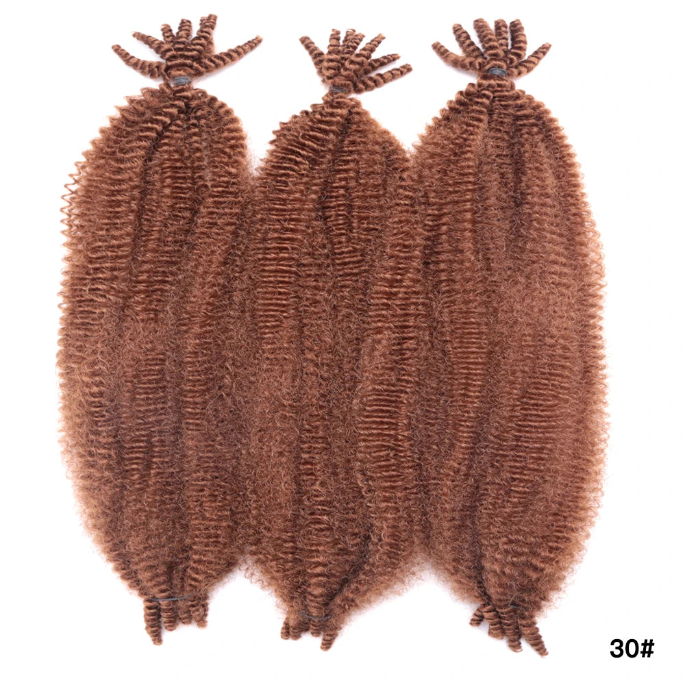 Afro Twist Crochet Hair – Pre-Separated Marley Braids for Natural Styles