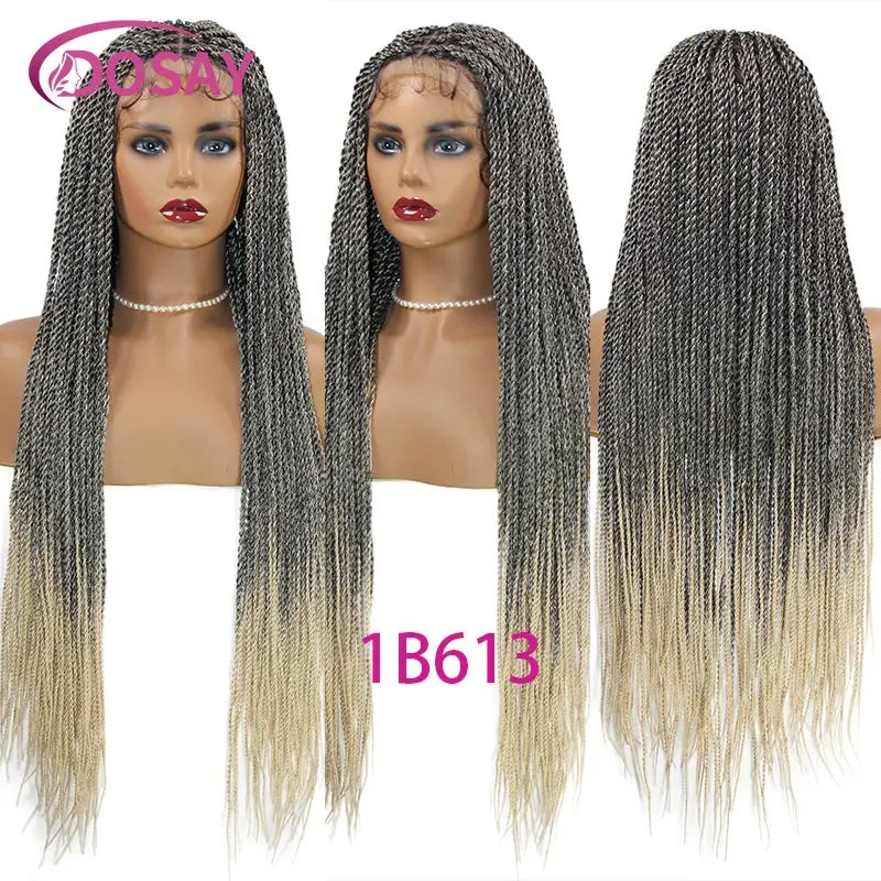 26-36 Inch Senegalese Twist Knotless Wig | Full Lace | Faux Locs