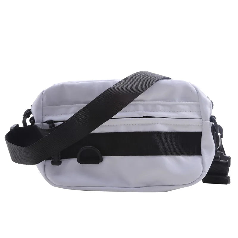 Soft Nylon Casual Messenger Bag | Solid Color Unisex Crossbody Luxegan
