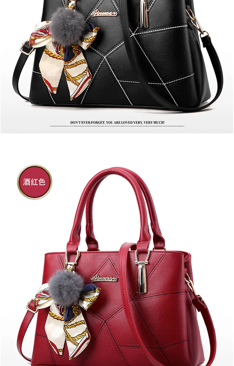 Quality Leather Women's Handbags | Trend Women's Designer Shoulder Crossbody Bag & Beach Tote Bag (Luxury Messenger Bags) Luxegan