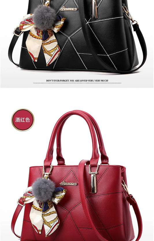 Quality Leather Women's Handbags | Trend Women's Designer Shoulder Crossbody Bag & Beach Tote Bag (Luxury Messenger Bags) Luxegan