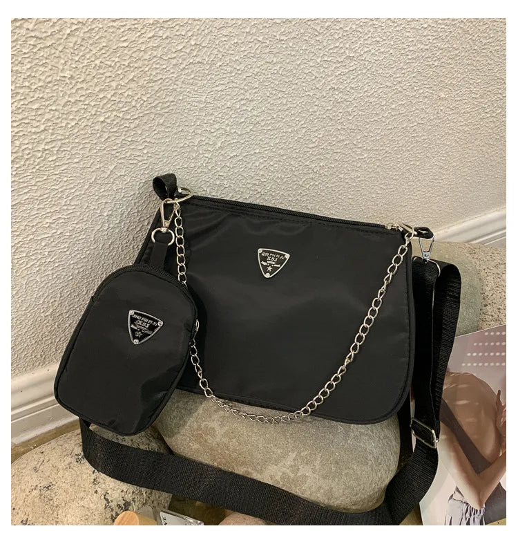 Simple PU Leather Box Bag | Small Crossbody & Armpit Purse Luxegan