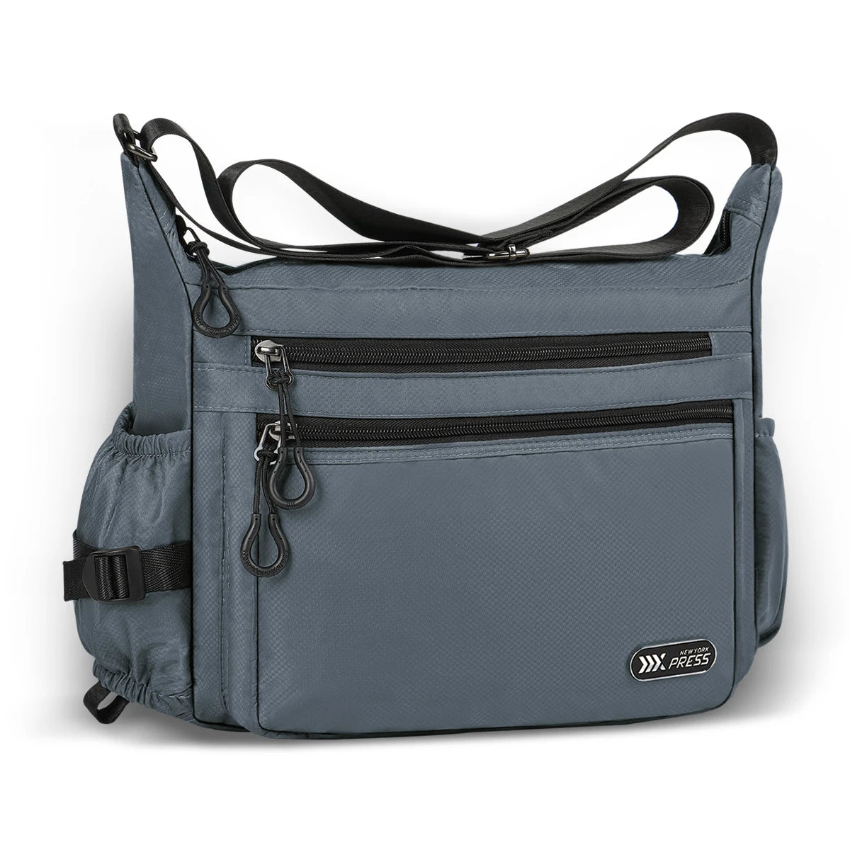 Unisex Waterproof Nylon Shoulder Bag | High-Quality Casual Crossbody Messenger Bag | Large Capacity Satchel for Women, Men & Students | Versatile Four-Season All-Weather Handbag Luxegan