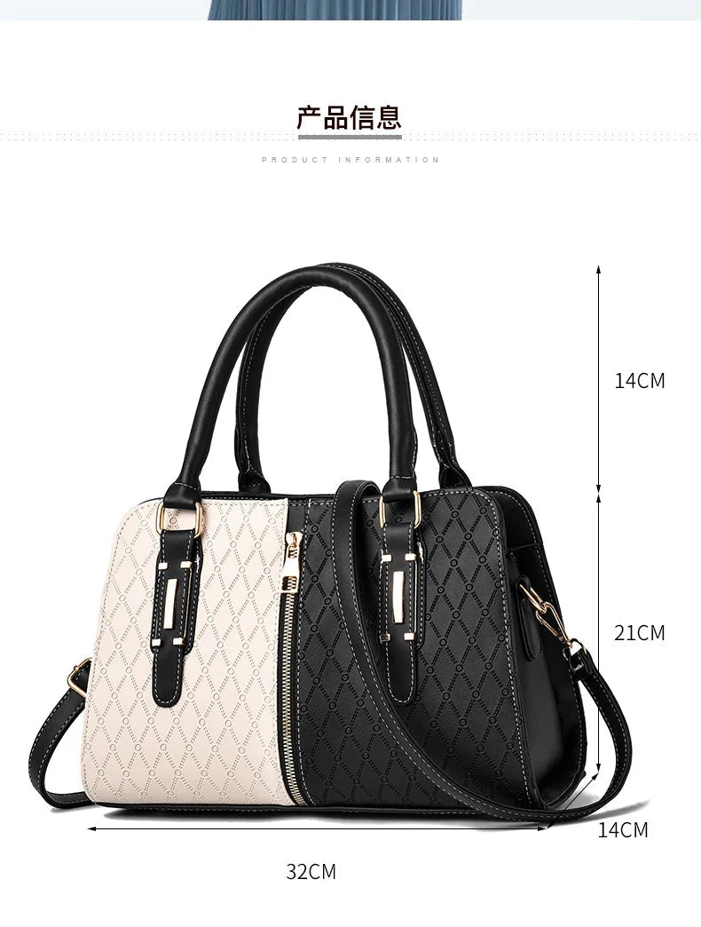 Luxury Brand Designer Handbag | Large Capacity Shoulder Bag & Retro Crossbody Tote Luxegan