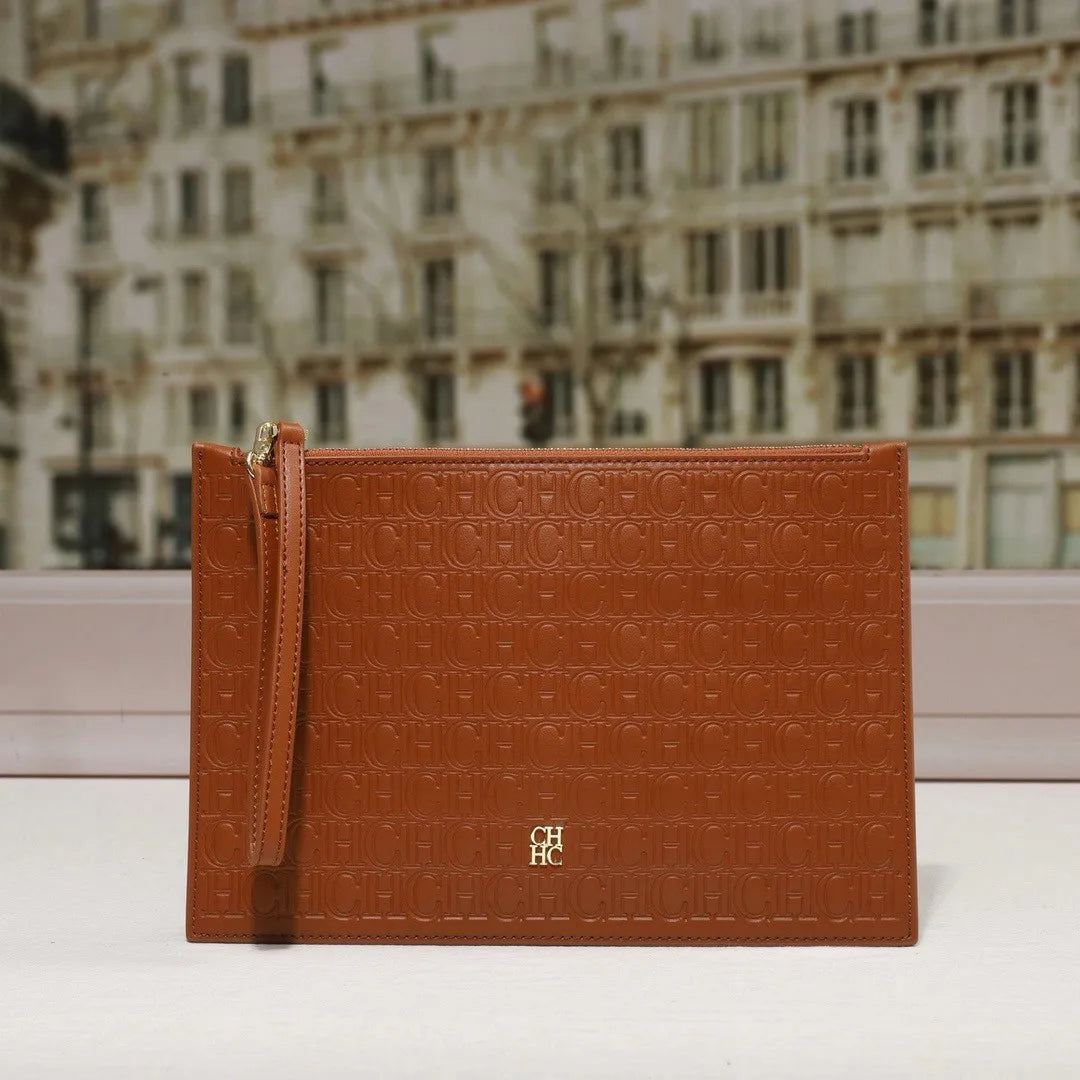 CH Classic High-Quality Letter Print Bag | Multi-functional Clutch & Small Square Bag Luxegan