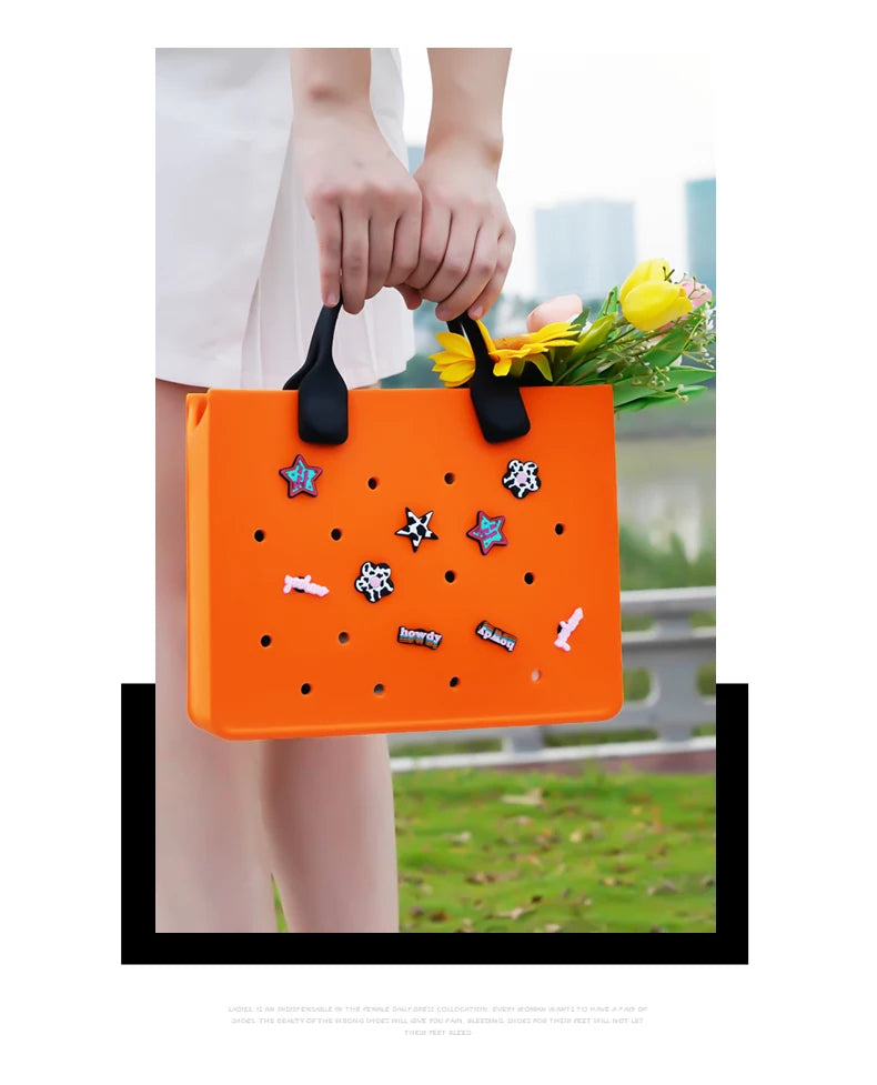 EVA Waterproof Casual Tote Bag | Large Unisex Shoulder Beach Storage Bag Luxegan