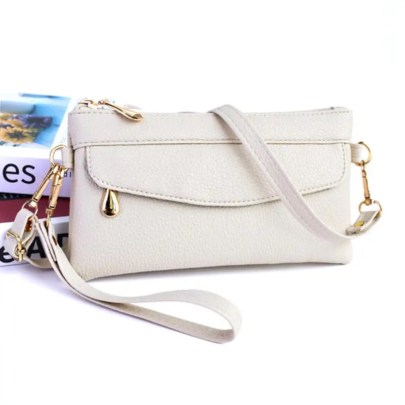 PU Leather Solid Box Bag | Small Fashionable Crossbody Clutch Luxegan