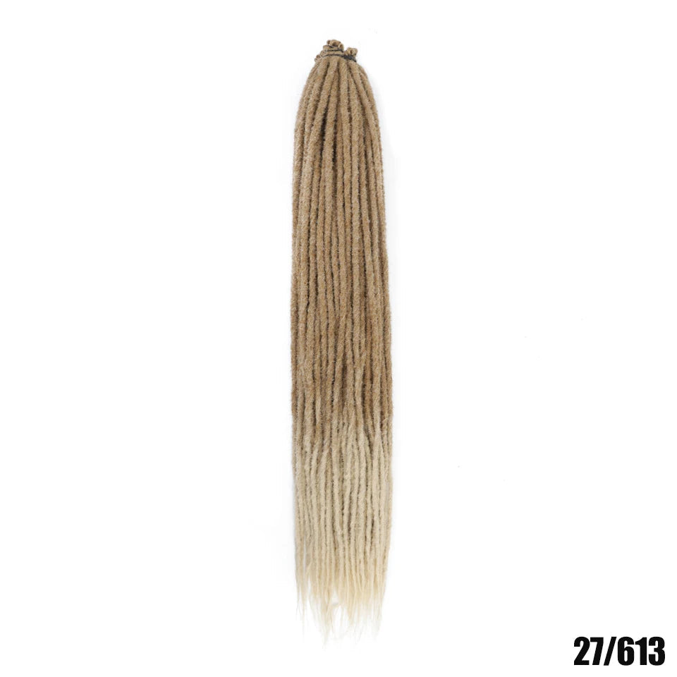 Synthetic Dreadlock Extensions – Handmade Crochet Hair 24" & 36" Luxegan