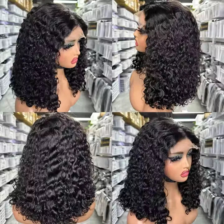 3C 4A Burmese Curly HD Lace Frontal Wig | 250% Density Remy Human Hair Luxegan
