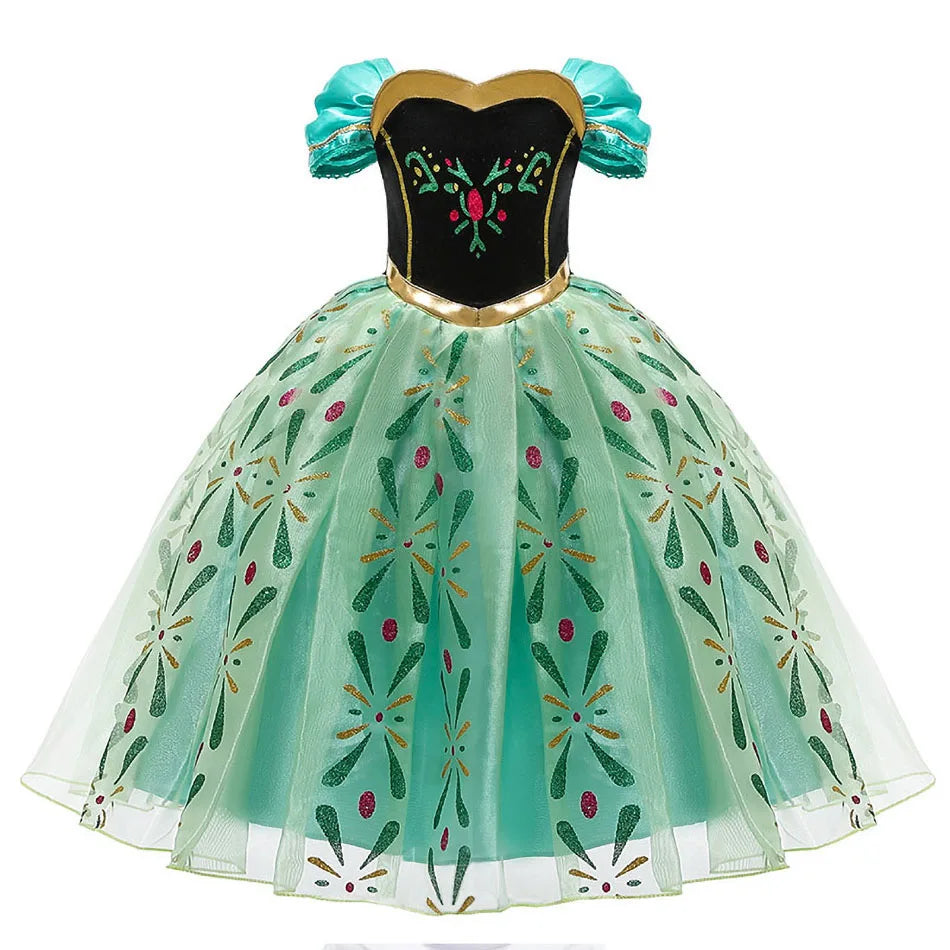 Girls Mirabel Isabela Encanto Costume Girl Princess Dress Children Elsa Anna Rapunzel Cinderella Mermaid Aurora Cosplay Clothes