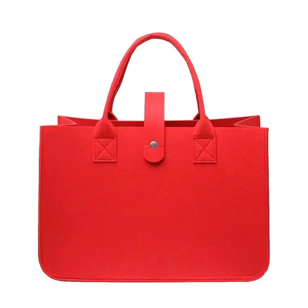 Large Capacity Felt Shoulder Bag Portable Storage Organizer Felt Messenger Bag | Toy Sundries Crossbody Handbag Women Luxegan