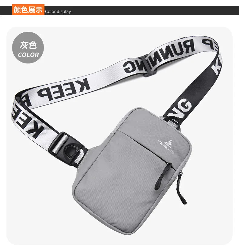 Small Chest Bag & Mobile Phone Bag | Outdoor Sports Mini Fashion Shoulder & Messenger Bag (Unisex Gift) Luxegan