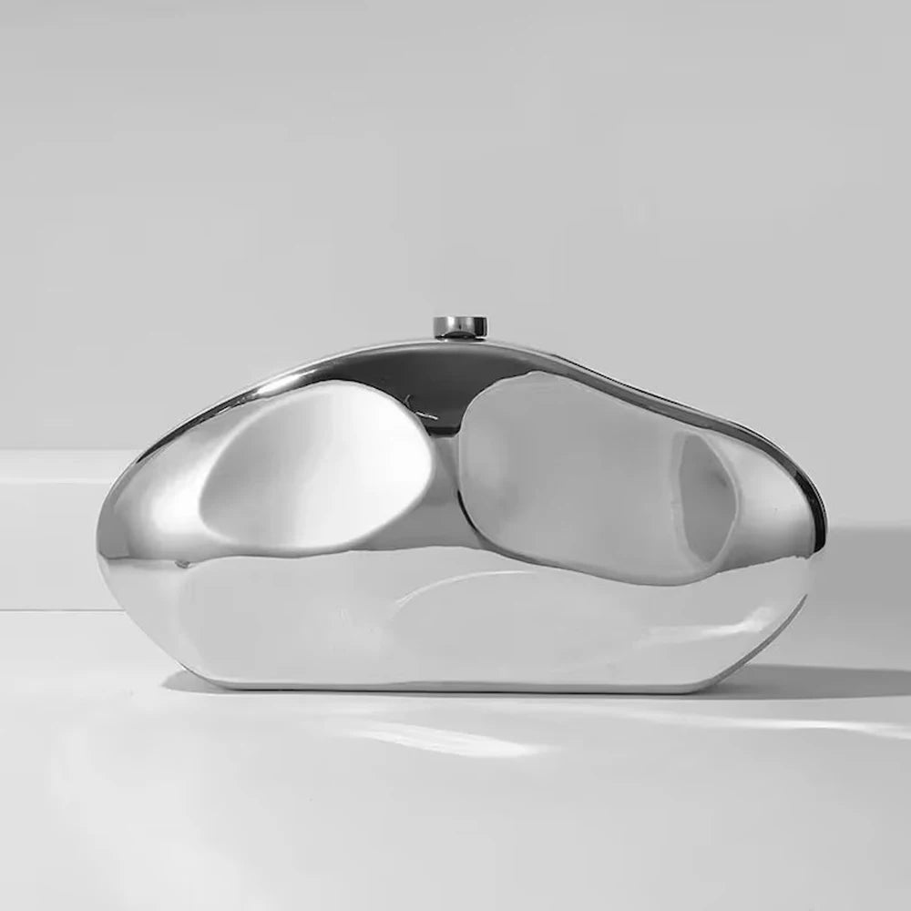 Acrylic Candy Shell Bag | Hard Lemon Color Chain Evening Clutch Luxegan