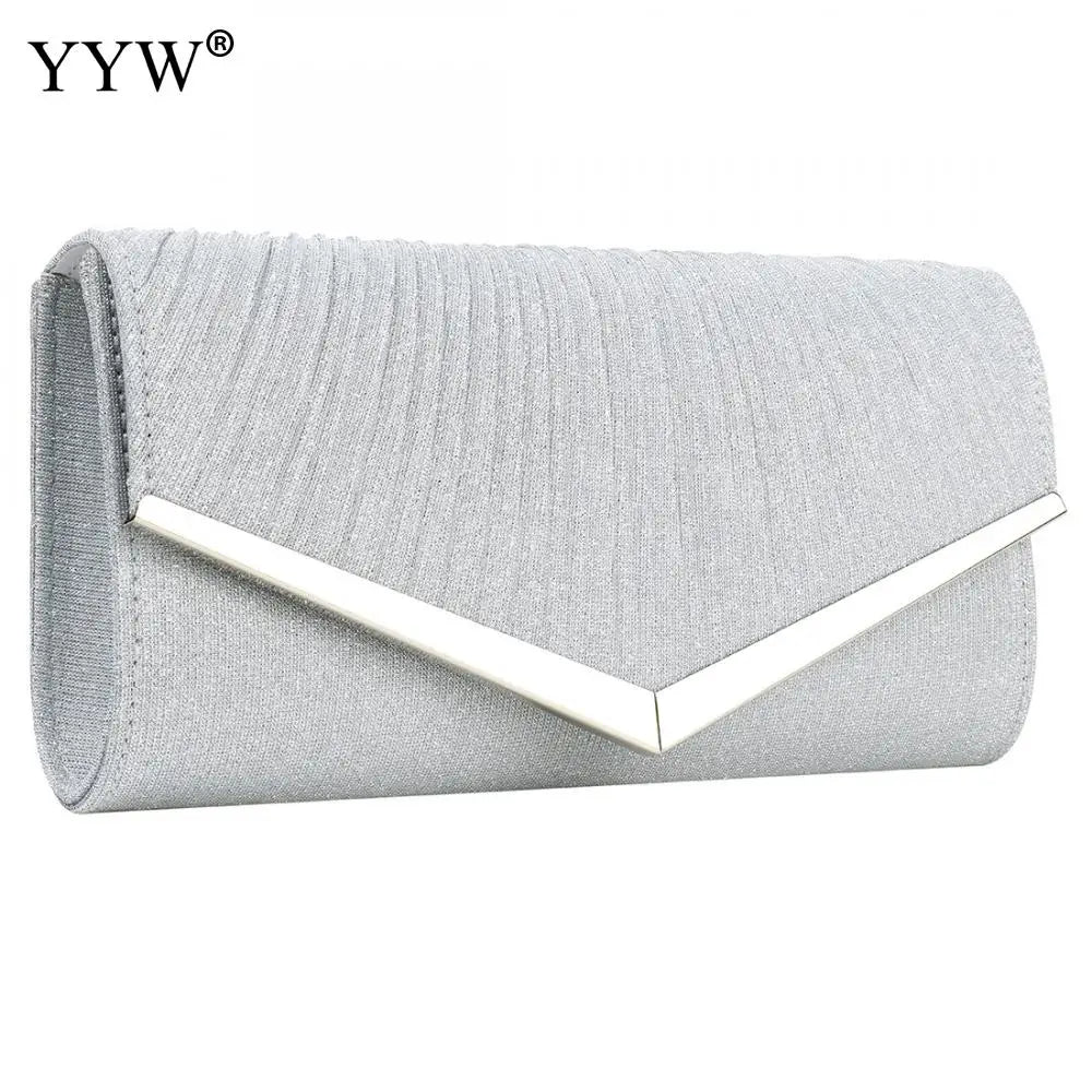 Sequined Envelope Clutch Bags For Women Fashion Gold Purses And Handbags With Chain Shoulder Bags Wedding Party Clutches