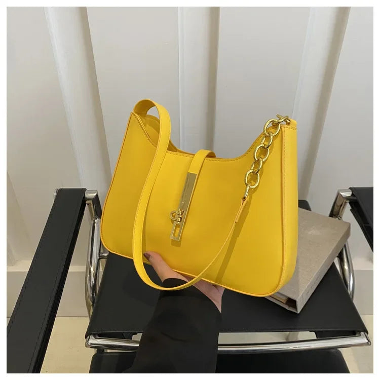 Textured Underarm Bag for Women | Multi-Use Spring Shoulder & Handheld Purse | Niche Fashion Crossbody Daily Accessory Luxegan