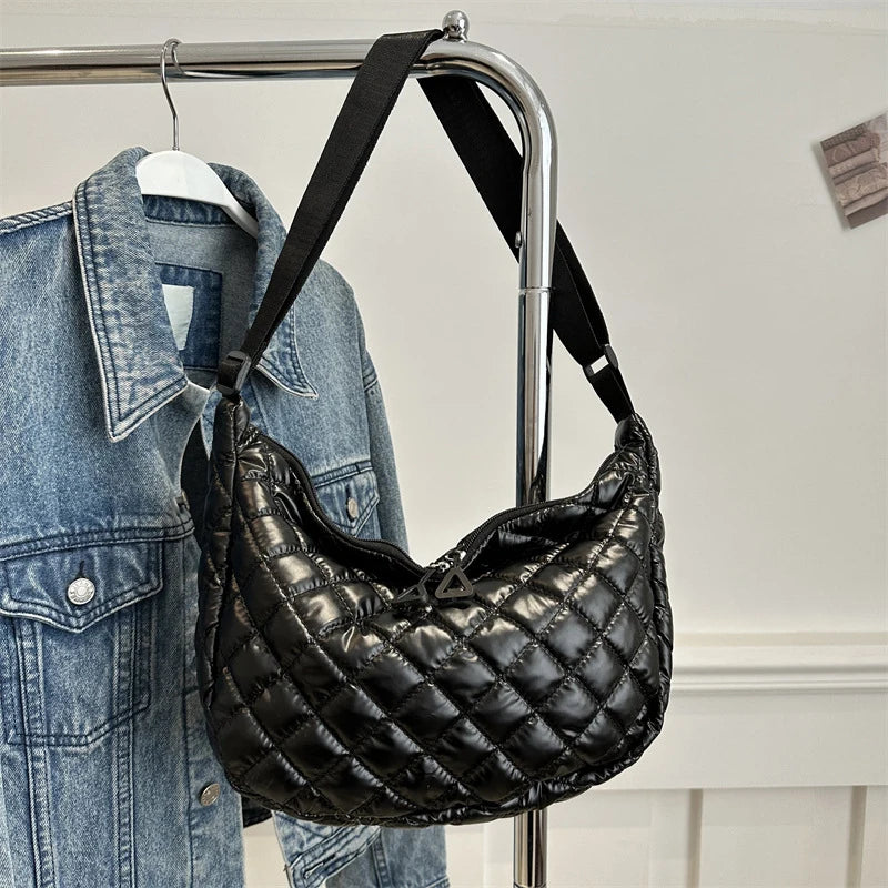 Space Cotton Shoulder Bag | Fashion Square Bag & Crossbody Bag Luxegan