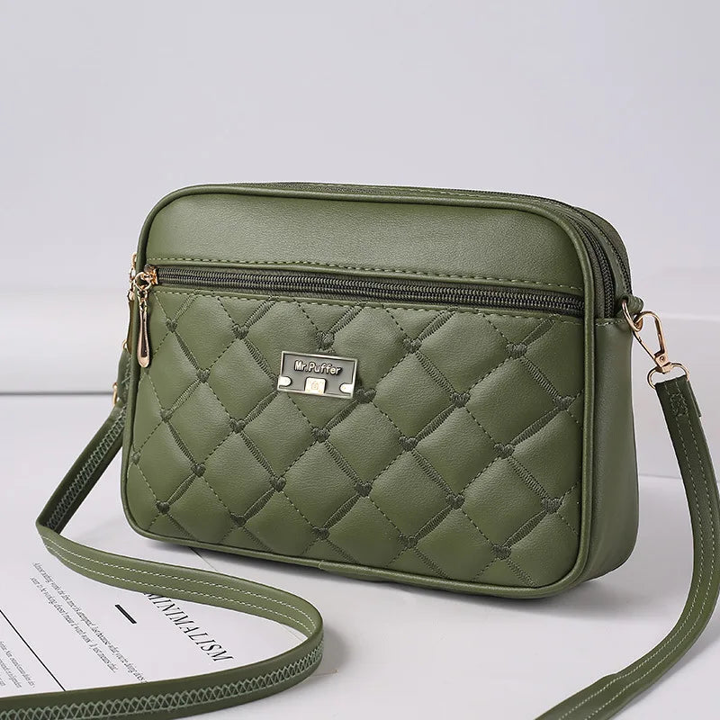Women's Square Messenger Bag | Versatile Crossbody & Handbag Luxegan