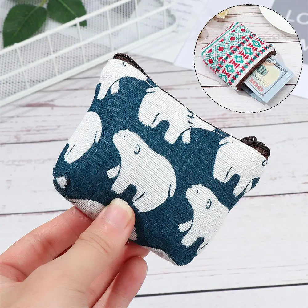 Cute Animals Wallet | Zipper Purse & Cartoon Small Coin Purse Luxegan