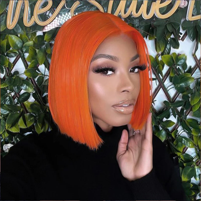 Straight Bob Pixie Cut Human Hair Wig | 180% Density 4x4 HD Lace Closure Luxegan