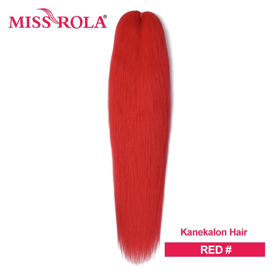 Jumbo Pre-Stretched Kanekalon Braiding Hair 24in – Ombré & Solid Colors Twist Braid Extensions - view 80