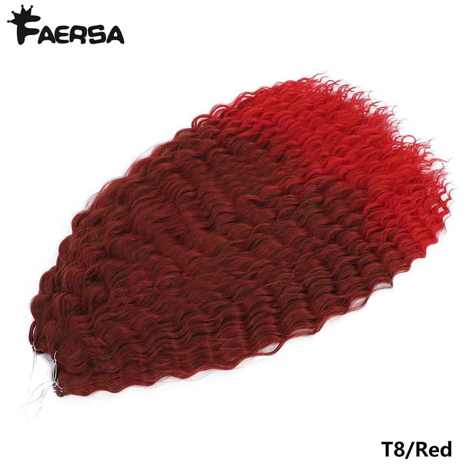 Water Wave Synthetic Crochet Hair | 22–30 Inch