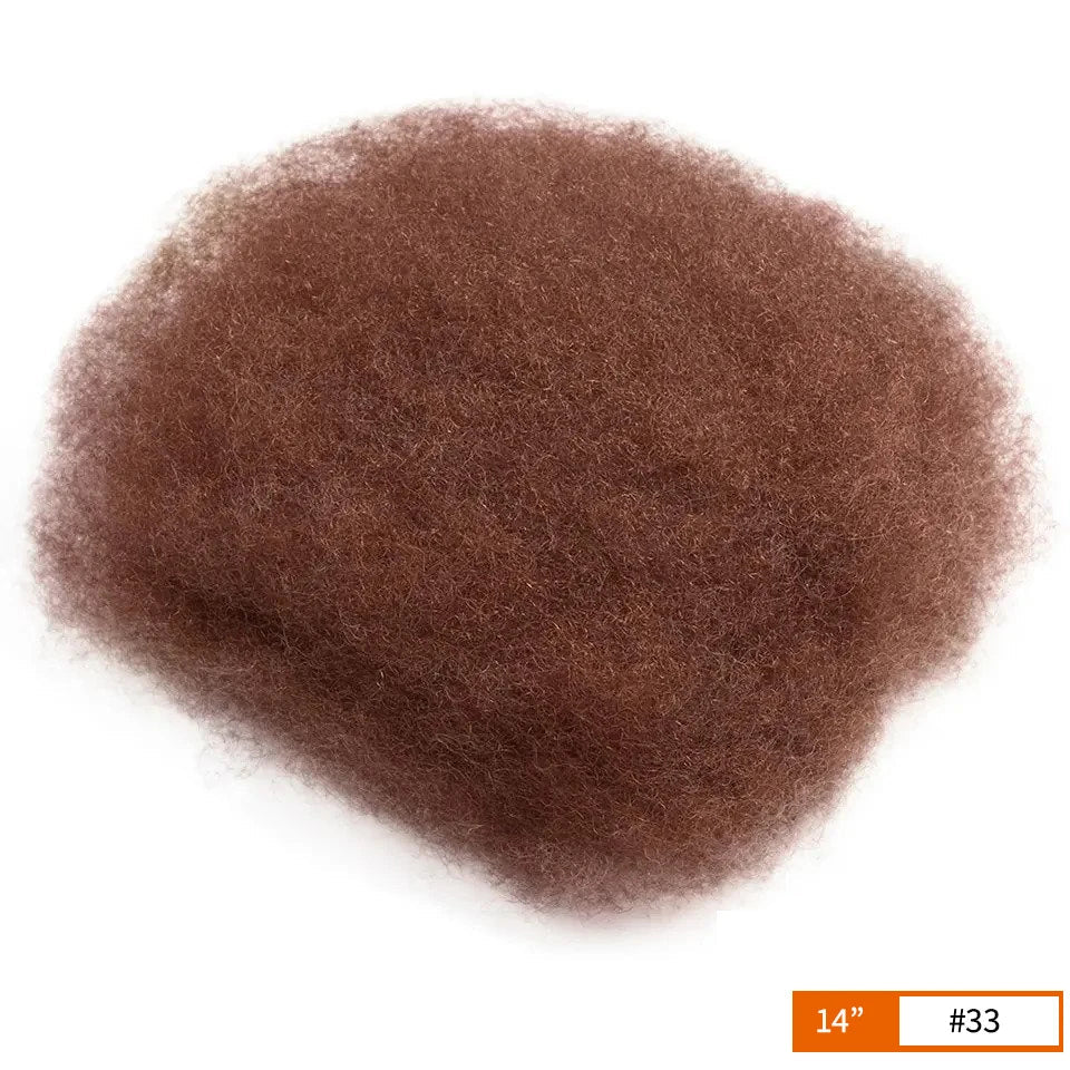 Honey Blonde & Black Afro Kinky Bulk Human Hair for Braids & Locs | Two-Tone Remy Extensions Luxegan