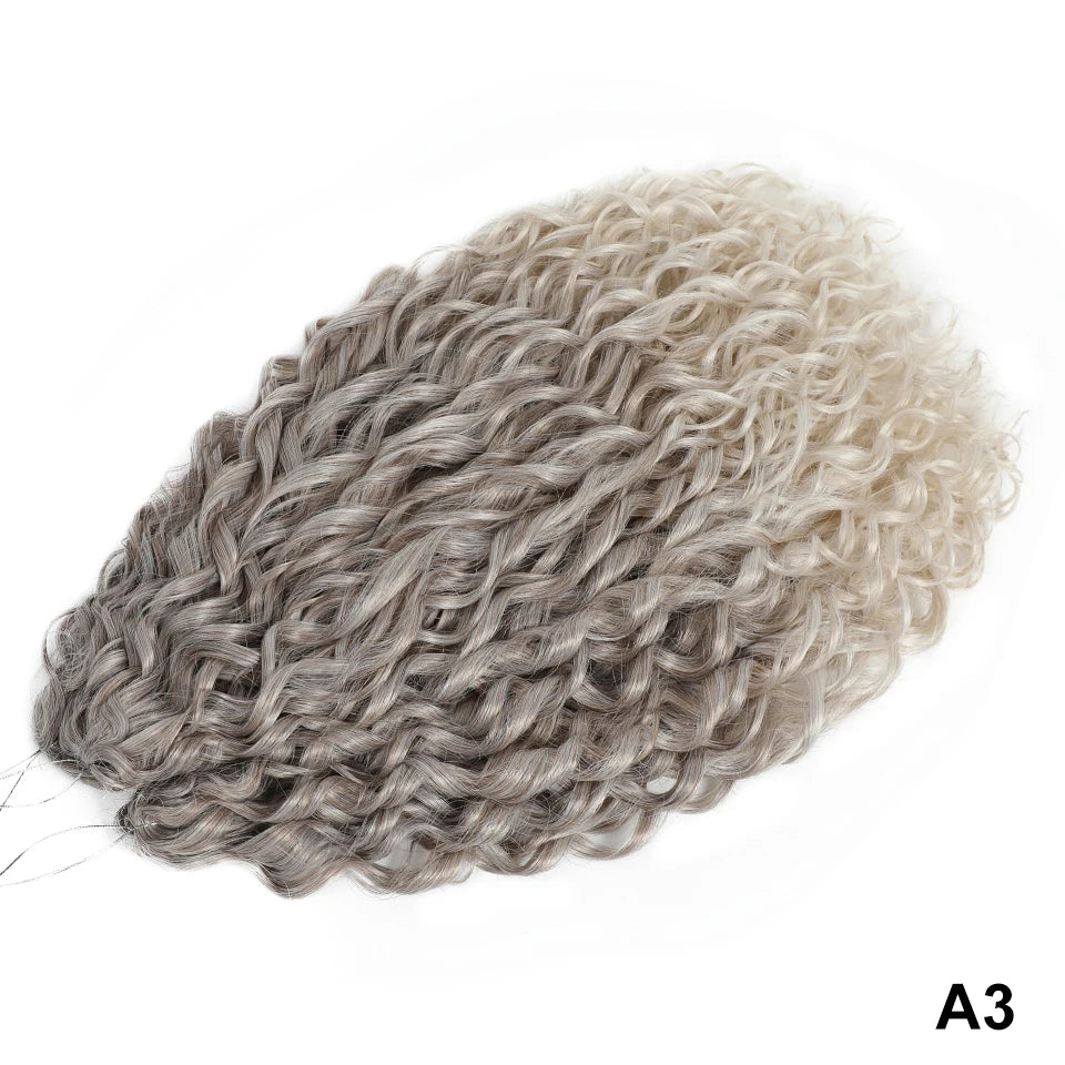 Jessica Curls Crochet Braiding Hair | Synthetic Water Wave Twist Hair 22 Inch | 53 Colors