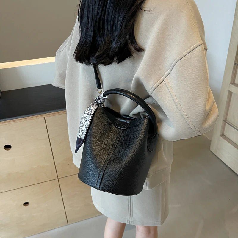 Senior Sense Retro Color Small Bag | Women's New Crossbody Bag & Super Fire Bucket Bag Luxegan