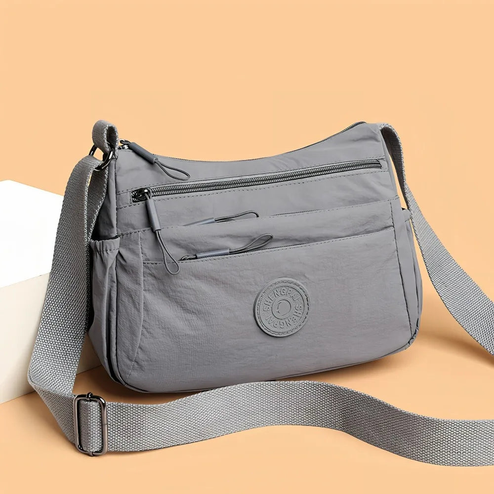 Multi-layer Casual Messenger Bag | Simple & Lightweight Commuting Mom Bag Luxegan