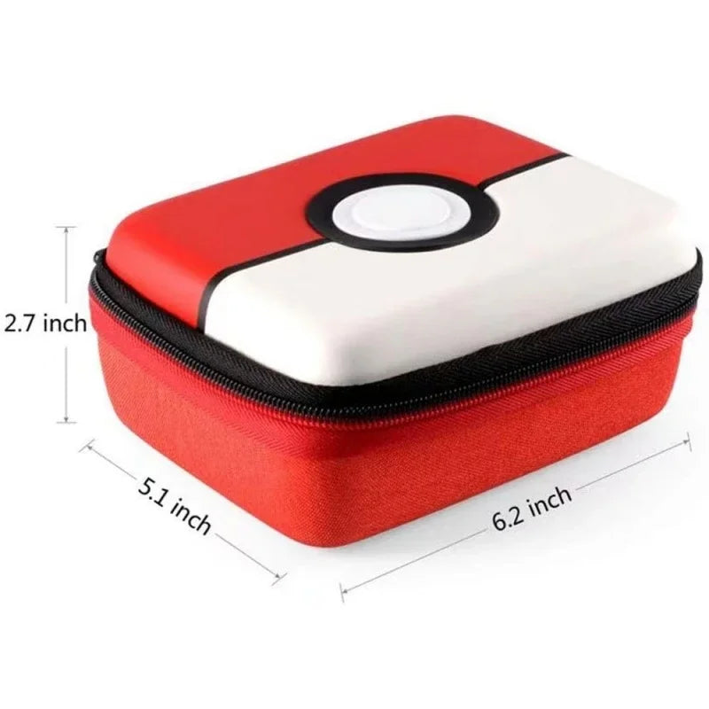 Premium Hard Shell Pokémon TCG Card Storage Box | Elite Anime-Themed Portable Clutch Bag | High-Capacity 400+ Card Protection Case | Protective Collector's Travel Pack for Ages 14+ Luxegan