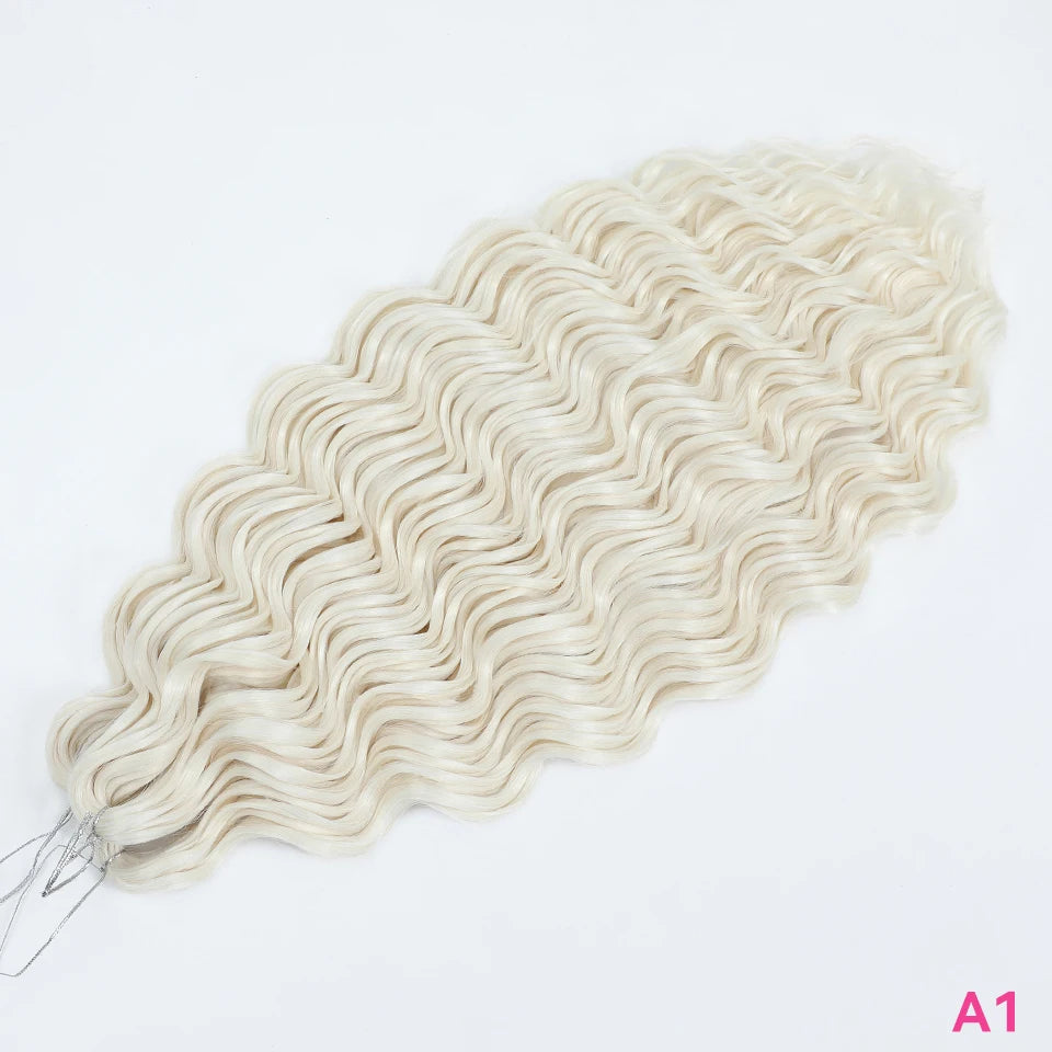 Anna Curls Loose Wave Synthetic Crochet Braiding Hair 24in | 50 Strands | 22 Colors - view 42