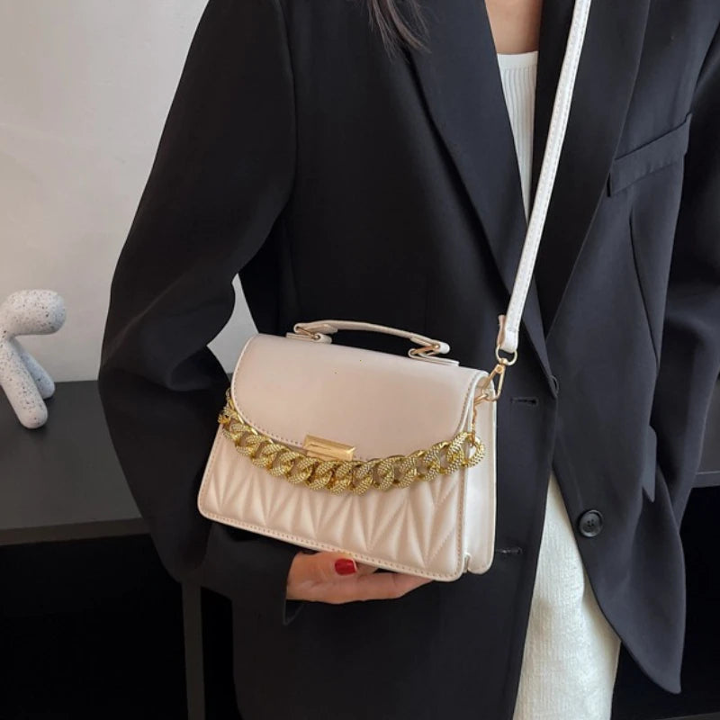 New Designer Shoulder Bag | Fashion Chain Crossbody Bag & Casual Tote Luxegan