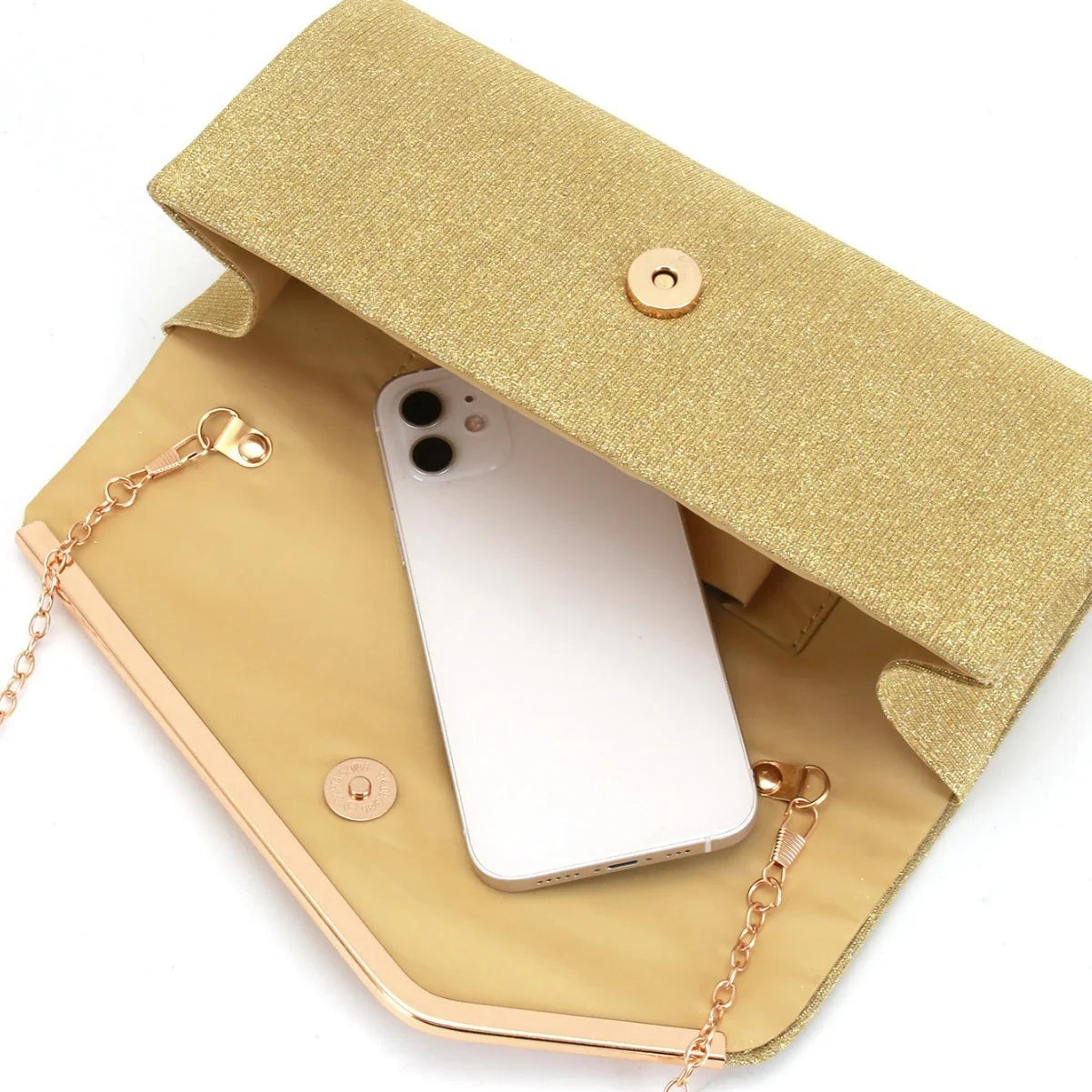 Fashionable Clutch Bag | Versatile Round-Bottomed Dinner Bag Luxegan