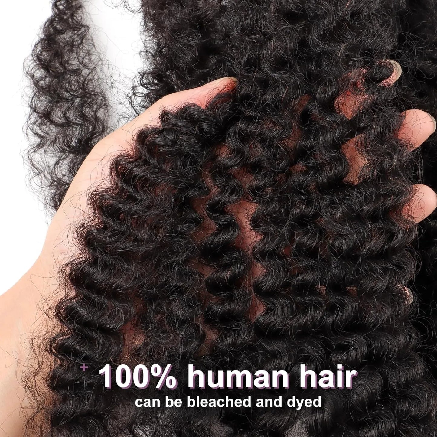4C Afro Kinky Human Hair Bulk – 100% Raw Peruvian Hair for Locs, Twists & Braids