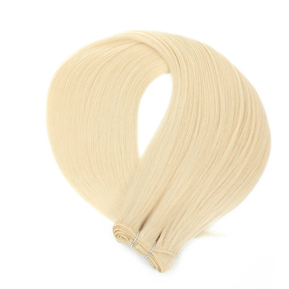 Bone Straight Synthetic Hair Extensions | Yaki Texture | 24–32 Inches