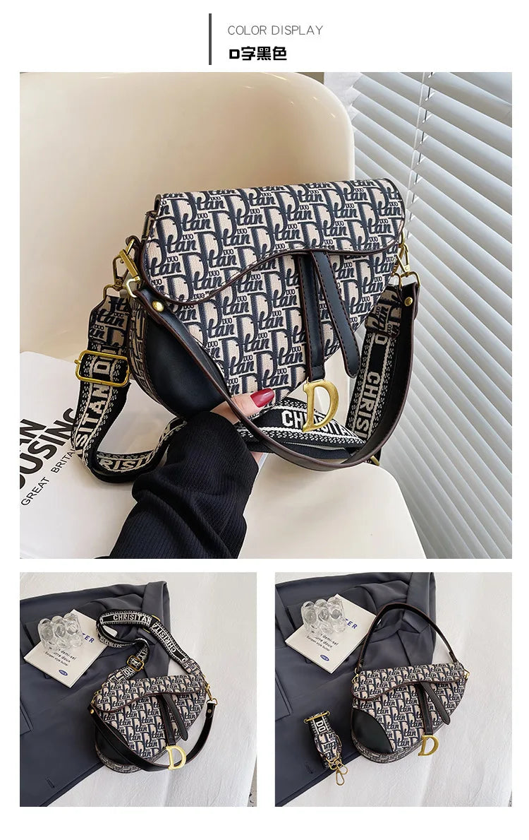Girls' Hundred Handbag | Crossbody Saddle Bag with Comfortable Strap Luxegan