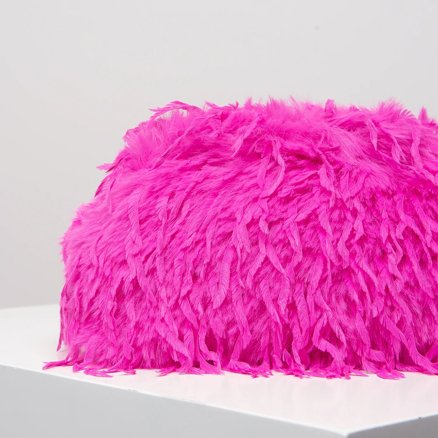 Polyester Solid Kiss Lock Bag | Soft Y2K Plush Candy-Colored Clutch Luxegan