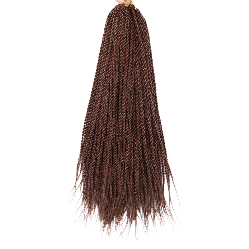 Full Star 30 Strand Pre-Twist Crochet Braids | Senegalese Twist | Ombre Luxegan
