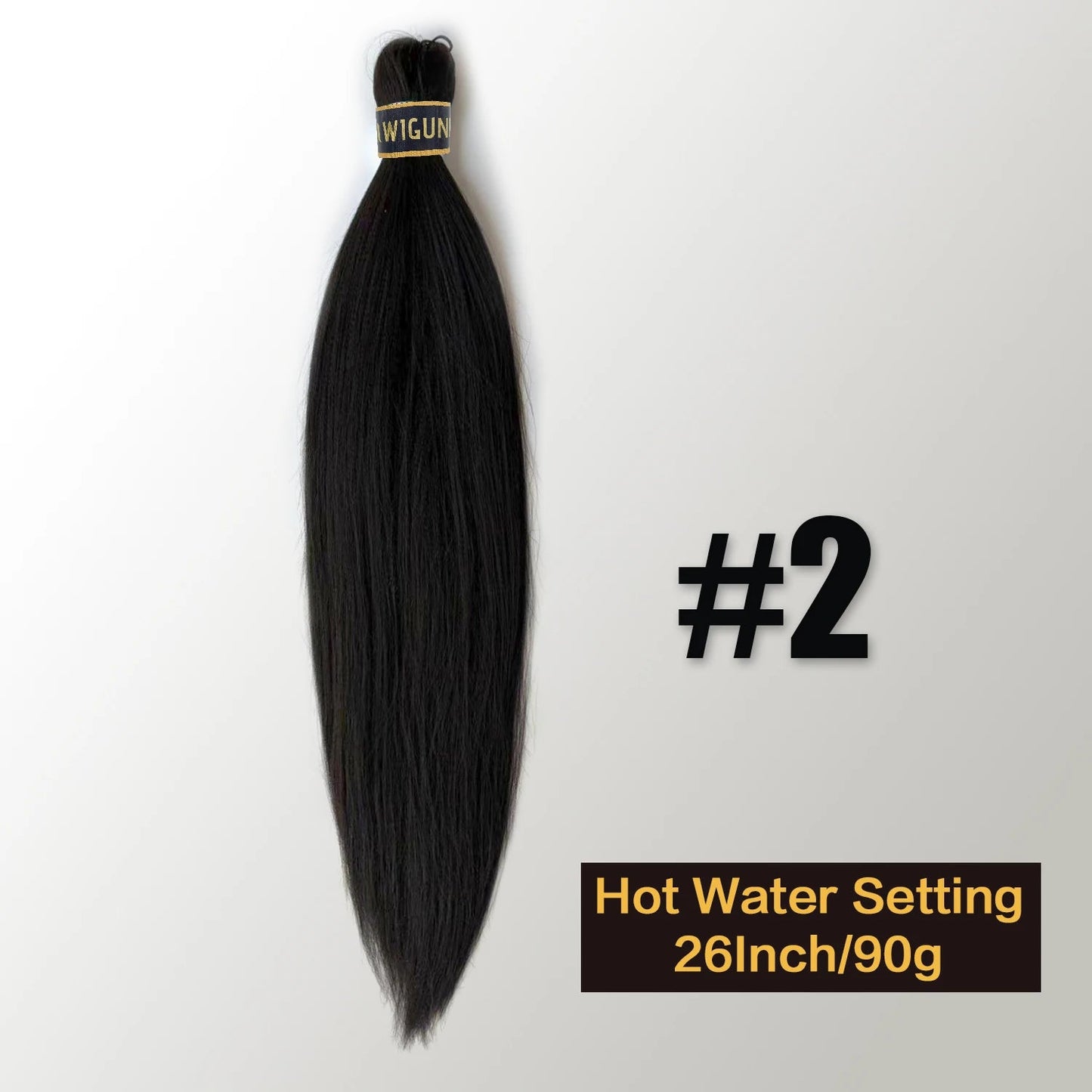 Pre-Stretched Jumbo Braiding Hair 26in – Kanekalon Box Twist Braids | 90g | 15 Colors | 1, 4 or 6 - view 12