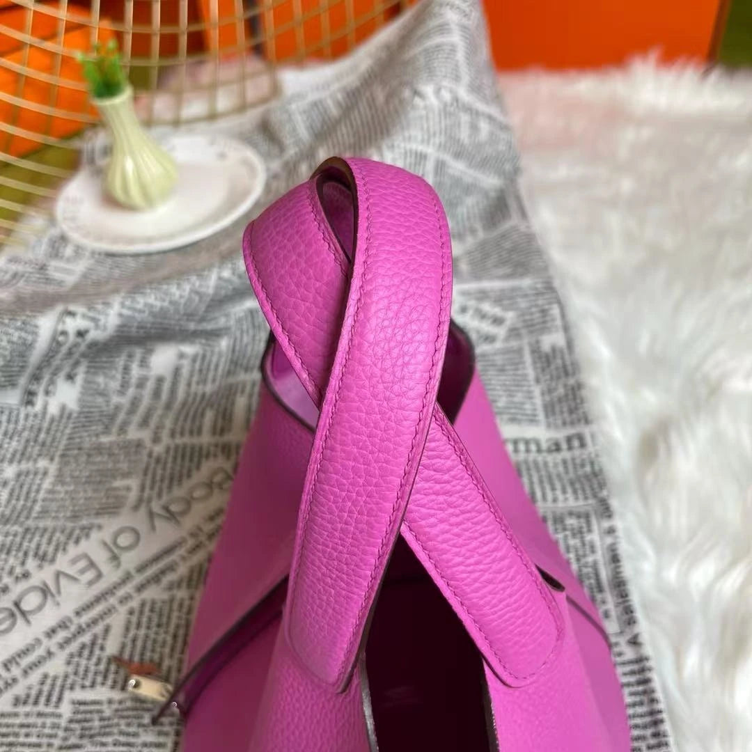 Genuine Leather Solid Casual Tote | Soft Hand-stitched Bucket Commuter Handbag Luxegan